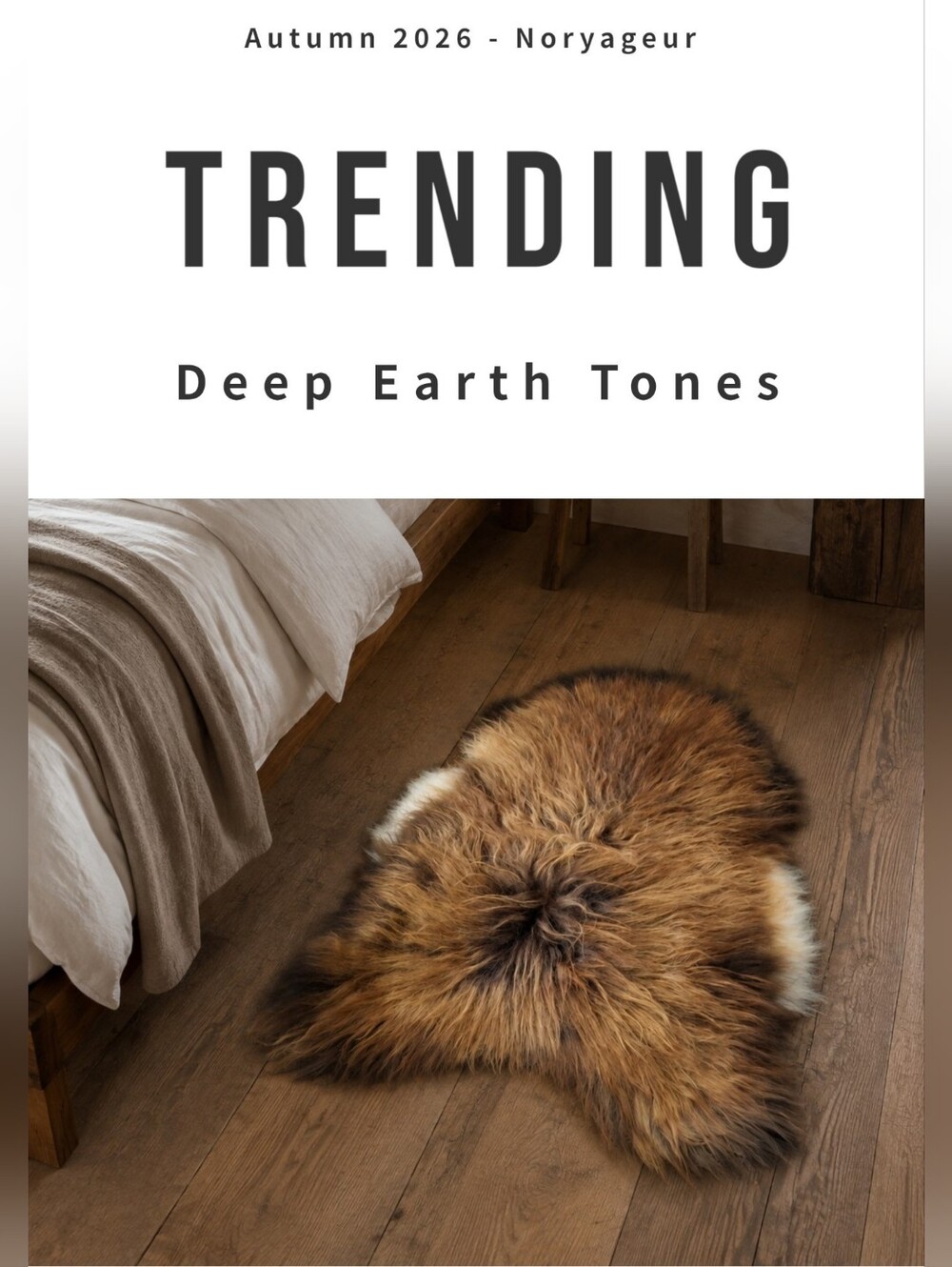 Trending Natural Wool Pumpkin and Spice Autumn Color Genuine Icelandic Sheepskin